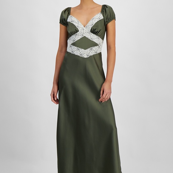 Macy’s Maxi Green dress - Picture 1 of 4